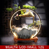 LED Mist Zen Incense Burner Wealth-promoting Feng Shui Circulating Water Fountain Ornaments