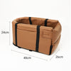 Portable Safety Car Central Console Pet Seat Bed for Small Dogs and Cats