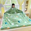 Multifunctional Winter Lazy Thickened Skin-friendly Brushed Quilt with Sleeves