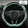 Breathable Anti Slip Leather Car Steering Wheel Cover Universal Fit