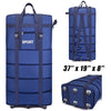 Expandable Foldable Large Capacity Luggage Travel Duffel Bag With Spinner Wheels