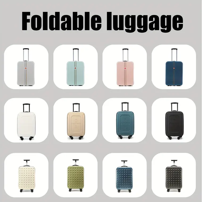 Portable & Foldable Password Lock Travel  Suitcase Rugged and Durable Travel Luggage