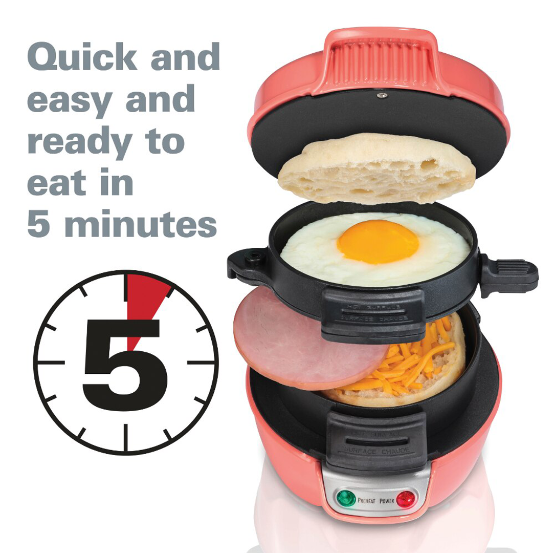 Dual & Single Breakfast Sandwich Maker