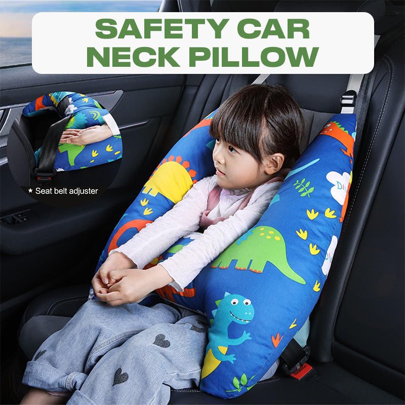 Ergonomic Car Seat Travel Safety Neck Support Cushion Pad Pillow Headrest for Kids & Adults Universal Fit