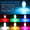 Waterproof Anti-collision 7 Colors Rechargeable Car LED Strobe Light with Wireless Remote Control