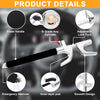 Universal Car Steering Wheel Retractable Anti-Theft Lock with Keys & Emergency Hammer