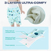 Unisex Leak-proof Super Absorbent High Waist Comfy Cloth Diaper Skirt & Pants for Infants Baby Kids