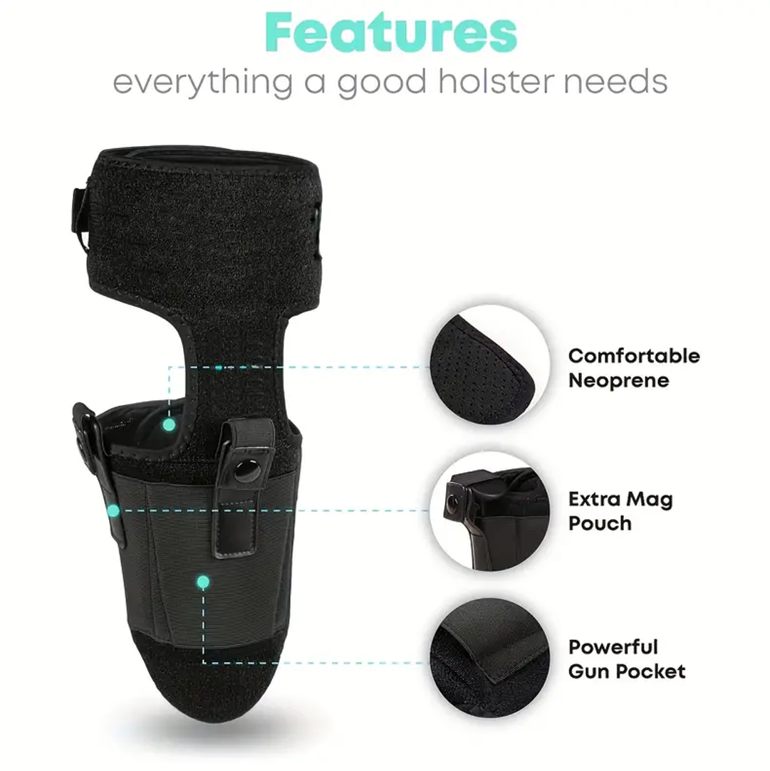 Unisex Comfortable & Durable Ankle Holster - Perfect for Toy Gun