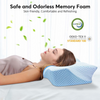 Cervical Orthopedic Memory Foam Bed Pillow for Neck Pain Relief