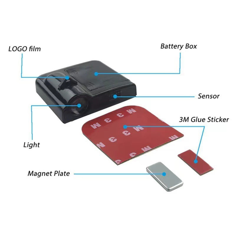 Wireless Car Door Logo Welcome Light Led Projection Laser Lamp