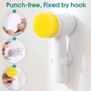 Cordless Household Electric Spinning Scrubber Replaceable Brush Heads