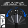 4 IN 1 100W Super Fast Cigarette Lighter Car Charger with Retractable Type C & IPhone Cables