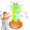 Kids Electric Dancing Saxophone Caterpillar With Led Flashlight Music Toy