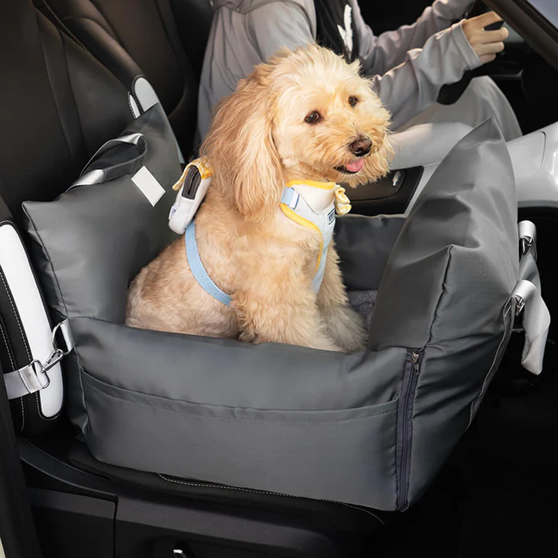 Premium & Safe, Fully Detachable and Washable Travel Car Seat Cover for Small, Medium, Large Pets
