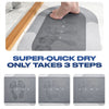 Super Absorbent Anti-Slip Quick-Drying Rubber Simple Design Bathroom Kitchen Living Room Mat