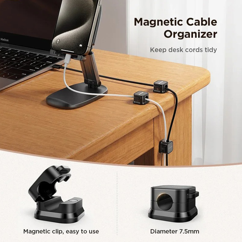 Adhesive Wire Holder Organizer Magnetic Cable Clips