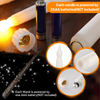 LED Flickering Warm Light Flameless Floating Candles Decor Set with Wand