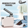 Foldable & Retractable Aluminum Alloy Clothes Drying Rack with Suction Cup