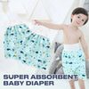 Unisex Leak-proof Super Absorbent High Waist Comfy Cloth Diaper Skirt & Pants for Infants Baby Kids