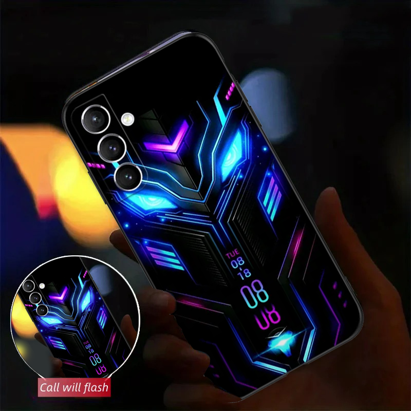 Glowing Luminous Illuminated  Smart Voice Controlled Cover For Iphone & Samsung Smartphone Series