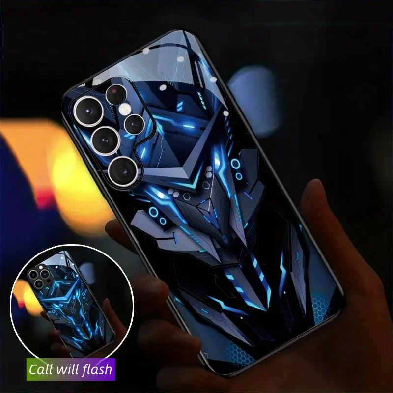 Glowing Luminous Illuminated  Smart Voice Controlled Cover For Iphone & Samsung Smartphone Series