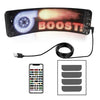 Flexible Scrolling Panel DIY Programmable LED Sign for Car - USB/ Bluetooth/ App Control