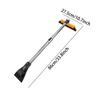 Telescopic Snow Brush & Detachable Ice Scraper with Ergonomic Foam for Cars, SUV