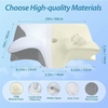 Cervical Orthopedic Memory Foam Bed Pillow for Neck Pain Relief