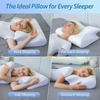 Cervical Orthopedic Memory Foam Bed Pillow for Neck Pain Relief