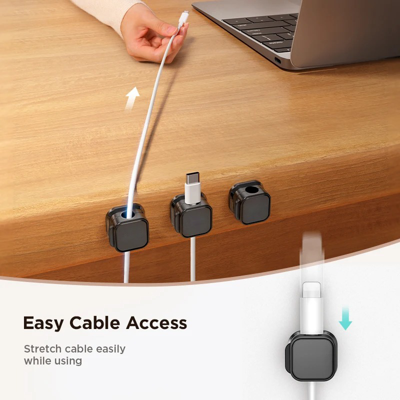 Adhesive Wire Holder Organizer Magnetic Cable Clips