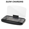 Universal Car HD Mobile Phone Holder Navigation Projector HUD Auto Display with Wireless Fast Charging