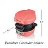 Dual & Single Breakfast Sandwich Maker