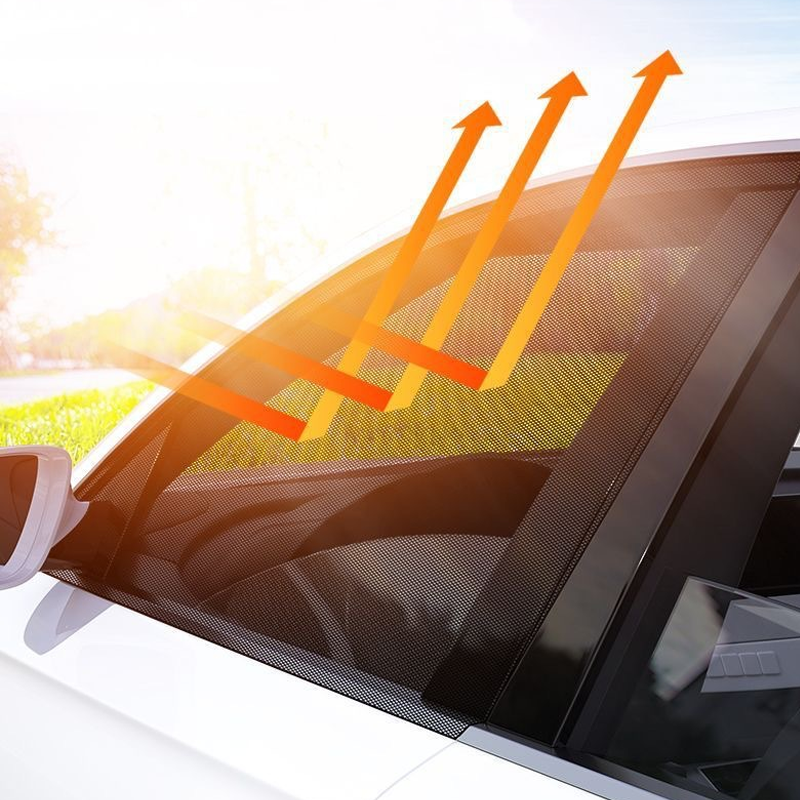 Breathable & Stretchy Mesh Car Window Sunshades for Cars, SUV