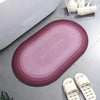 Super Absorbent Anti-Slip Quick-Drying Rubber Simple Design Bathroom Kitchen Living Room Mat