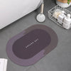 Super Absorbent Anti-Slip Quick-Drying Rubber Simple Design Bathroom Kitchen Living Room Mat