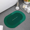 Super Absorbent Anti-Slip Quick-Drying Rubber Simple Design Bathroom Kitchen Living Room Mat