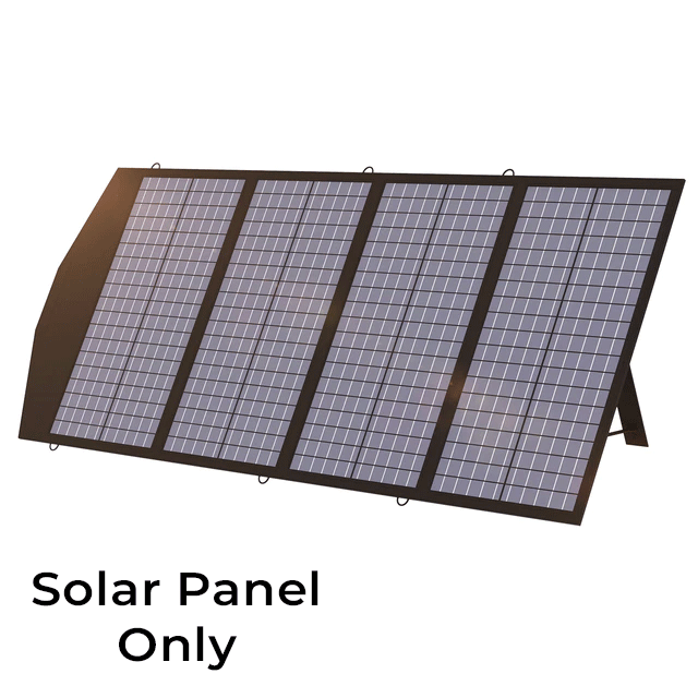 Portable Solar Charger Portable Power Station,Mobile Emergency Backup Power With Foldable Solar Panel Charger