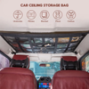 Car Ceiling Cargo Storage Net With Adjustable Double-Layer Mesh Organizer