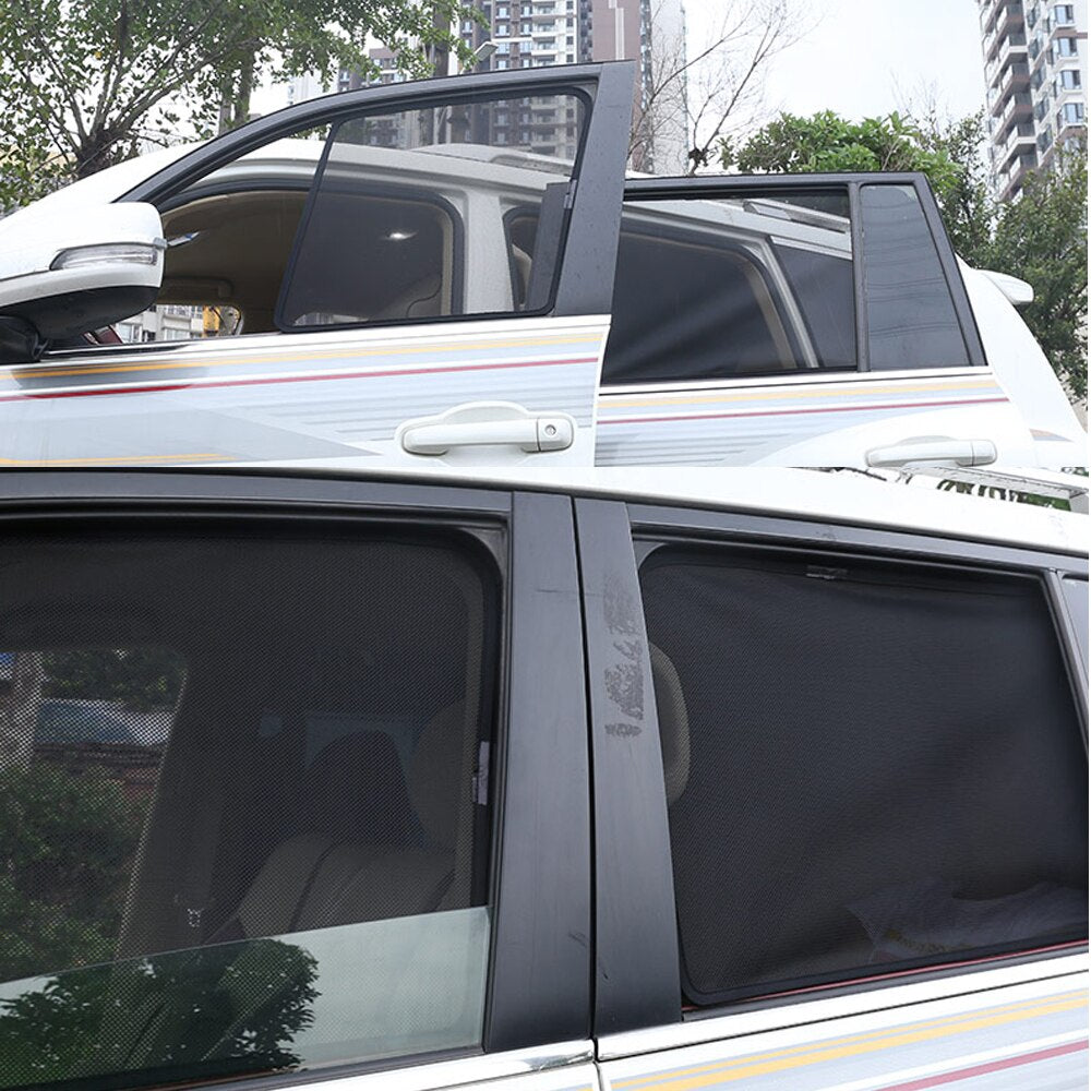 Car Side Magnetic Window Sunshade Curtain