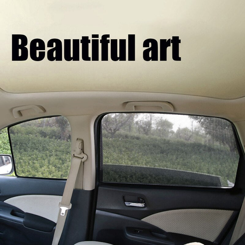 Car Side Magnetic Window Sunshade Curtain